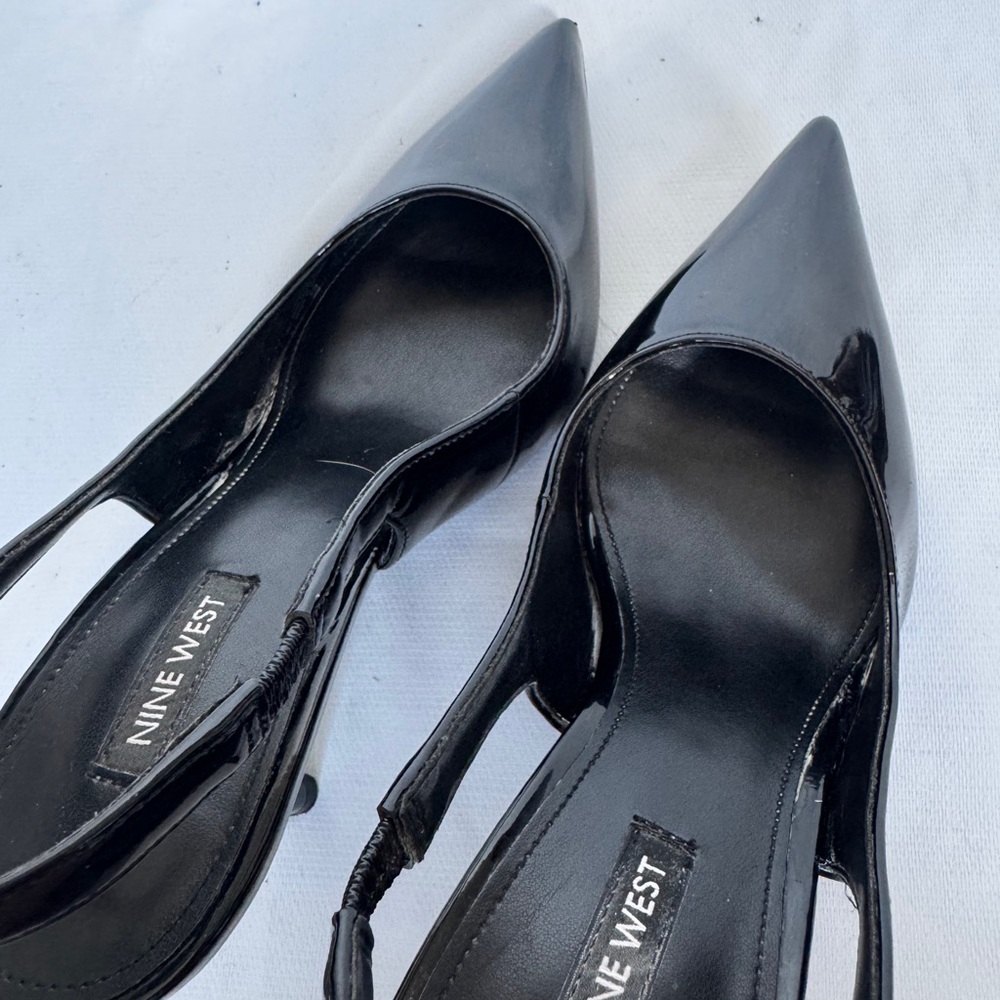 Nine West Black Patent Heels - Picture 4 of 8